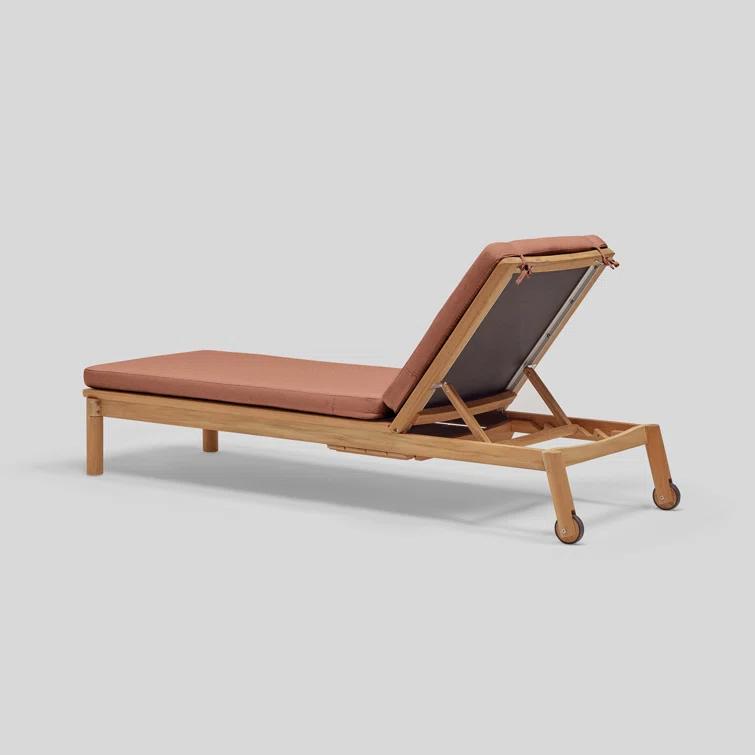Neighbor ™ Haven Rust Outdoor Chaise Lounge