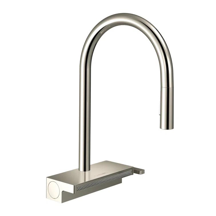 Aquno Select 3-Spray Kitchen Faucet with Pull-Down Spout, 1.75