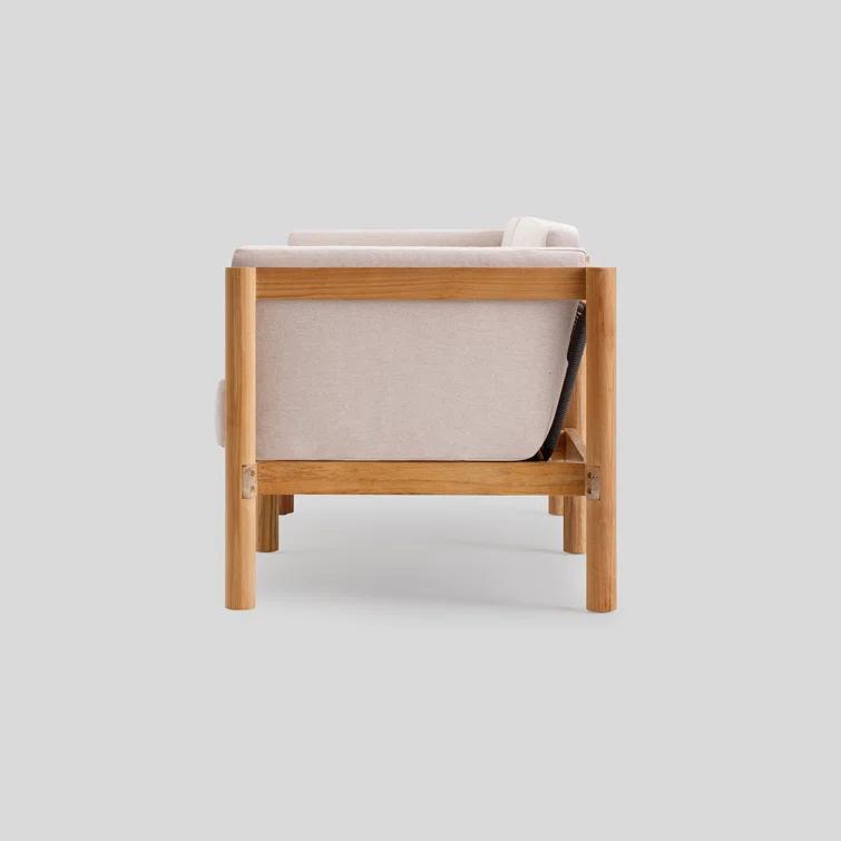 Haven Teak Outdoor Sofa with Sunbrella Cushions