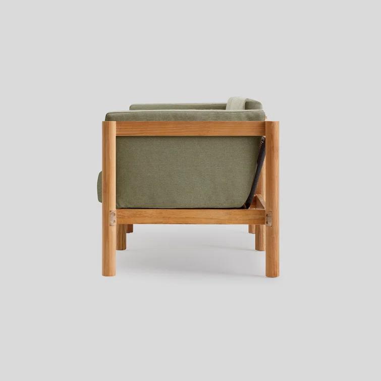 Haven Teak Outdoor Sofa with Sunbrella Cushions