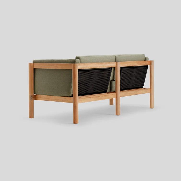 Haven Teak Outdoor Sofa with Sunbrella Cushions