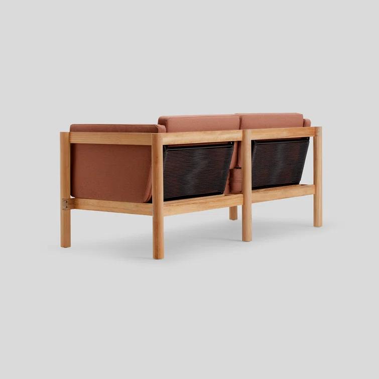 Haven Teak Outdoor Sofa with Sunbrella Cushions