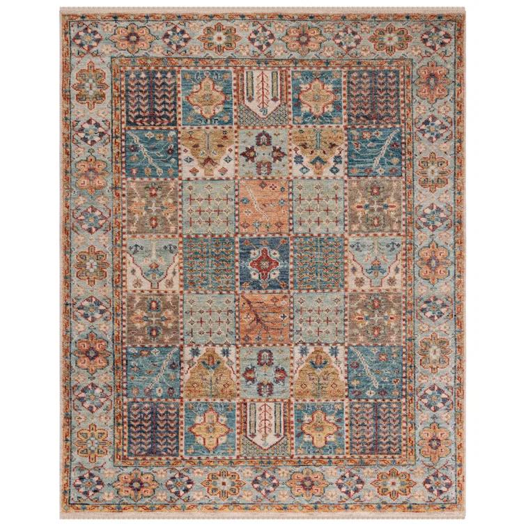 Safavieh Samarkand Hand Knotted 70% Wool And 30% Cotton Oriental Rug