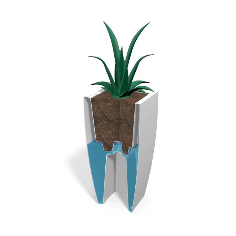 Mayne Inc. Vernamae  Resin Pot Planter With Water Reservoir