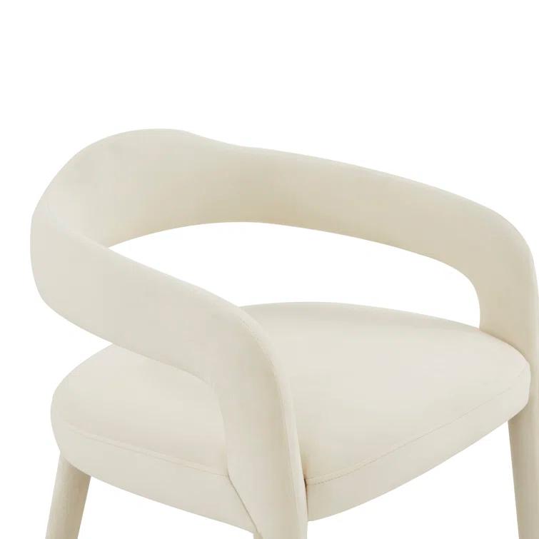 18.8'' H Velvet Upholstered Armchair