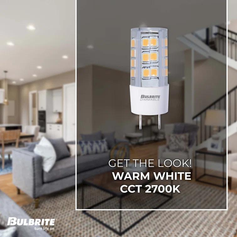 40 Watt Equivalent T4 G8/Bi-pin Dimmable 2700K LED Bulb