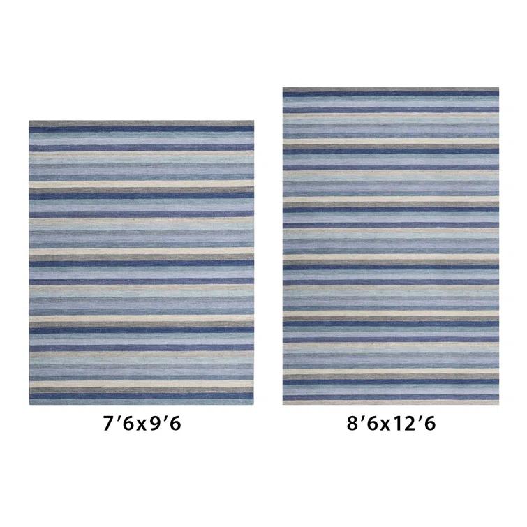 Jazzy Handmade Wool Blue/Indigo Rug