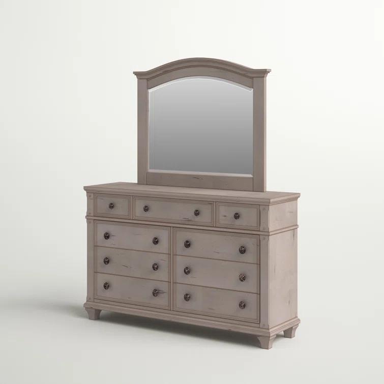 Stratton 9-Drawer Dresser and Mirror