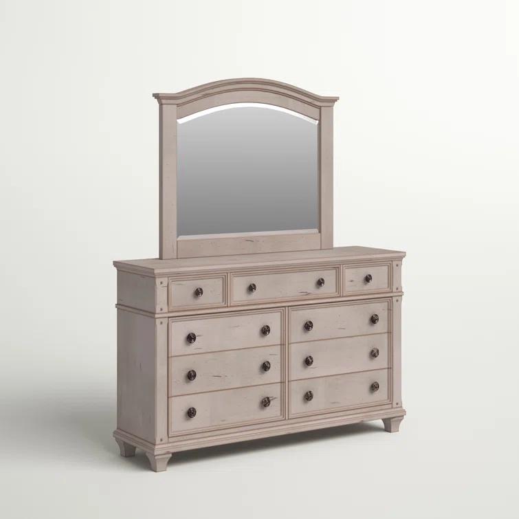 Stratton 9-Drawer Dresser and Mirror