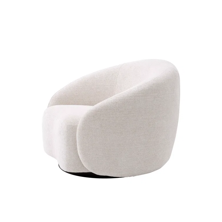 Eichholtz Amore Upholstered Swivel Barrel Chair