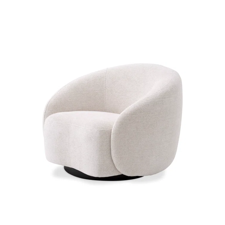 Eichholtz Amore Upholstered Swivel Barrel Chair
