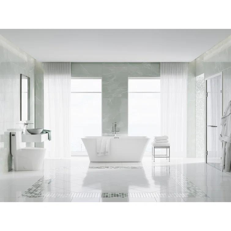 St. Tropez One Piece Elongated Toilet Dual Vortex Flush