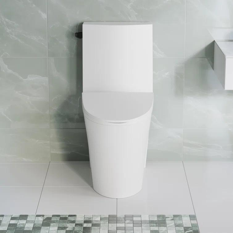 St. Tropez One Piece Elongated Toilet Dual Vortex Flush 1.6 GPF