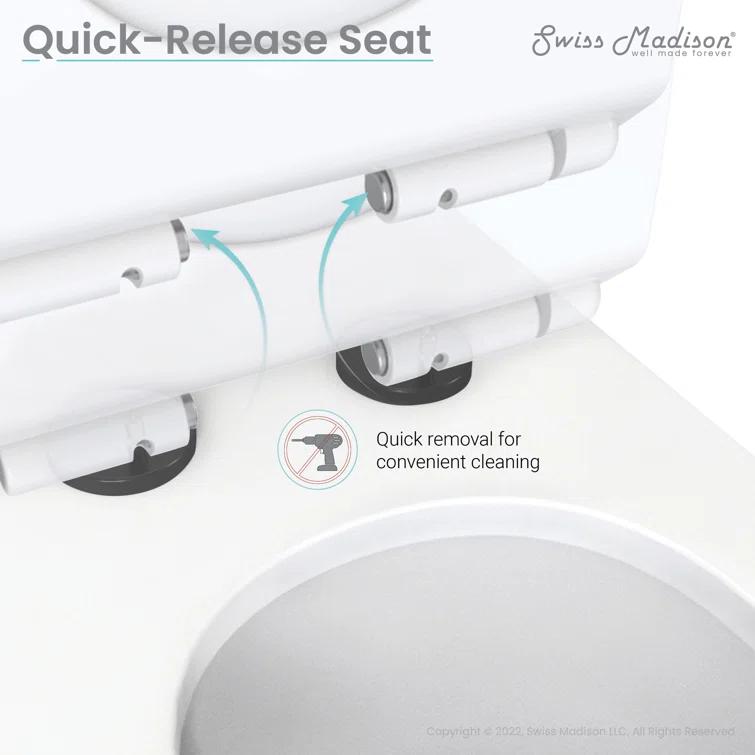 St. Tropez One Piece Elongated Toilet Dual Vortex Flush