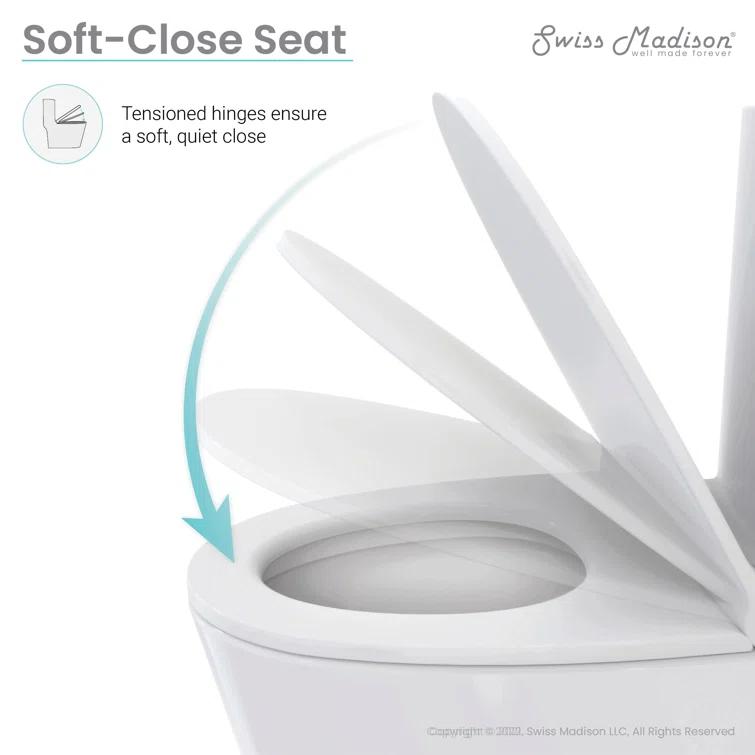 St. Tropez One Piece Elongated Toilet Dual Vortex Flush