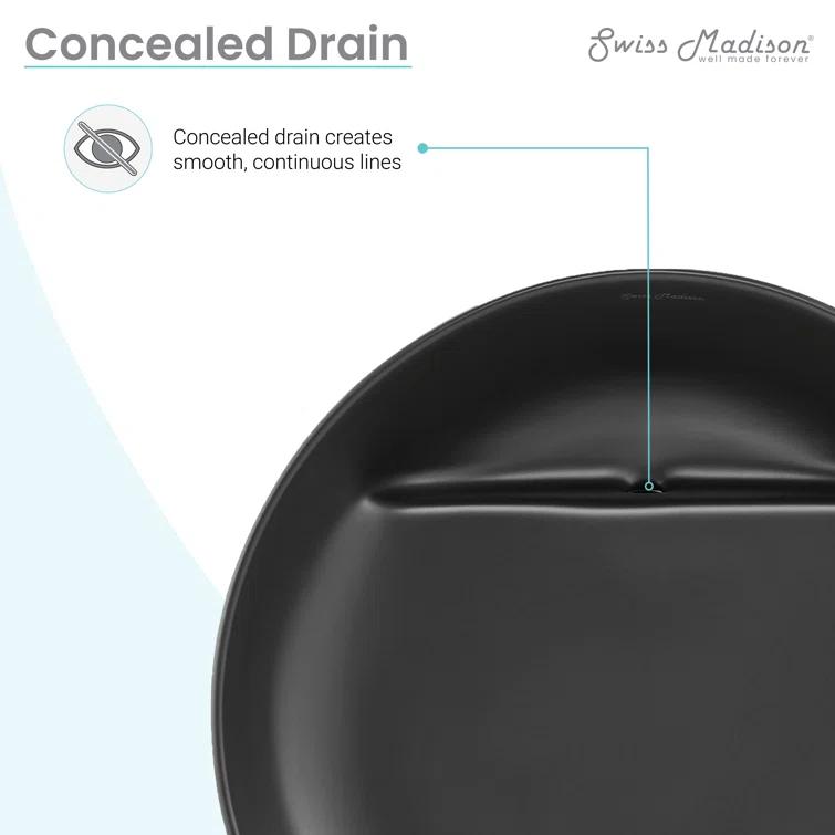 Beau 16.5" Round Vessel Bathroom Sink