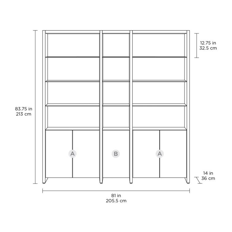 Linea™ Storage Bookcase
