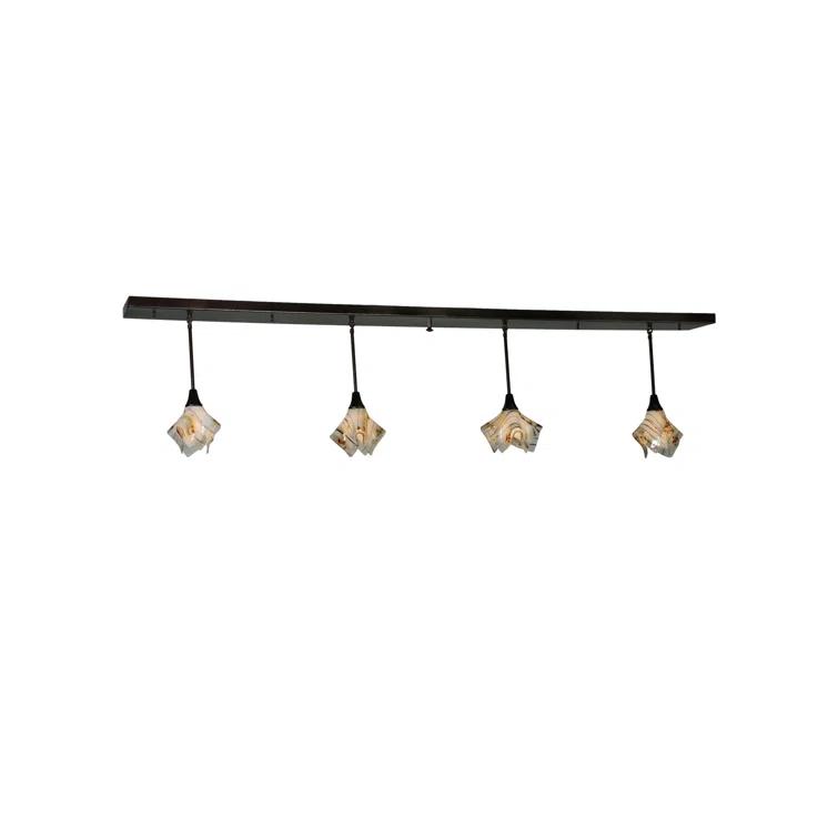 Meyda Lighting Metro Fusion 90.25'' 4 -Light Track Track Kit with Dimmable