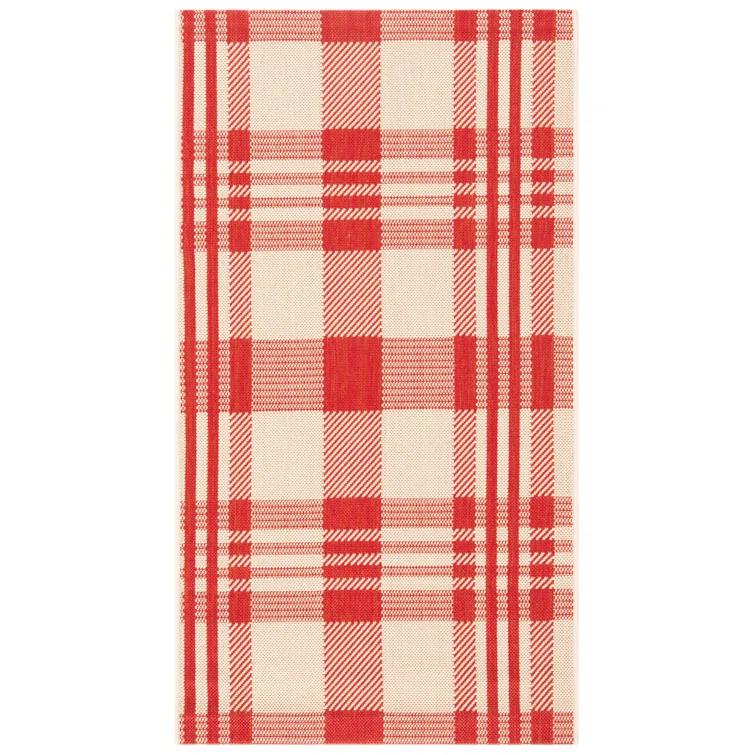 Courtyard Performance Plaid Rug