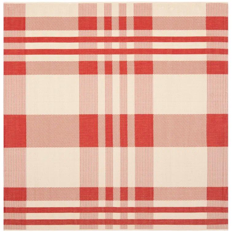 Courtyard Performance Plaid Rug