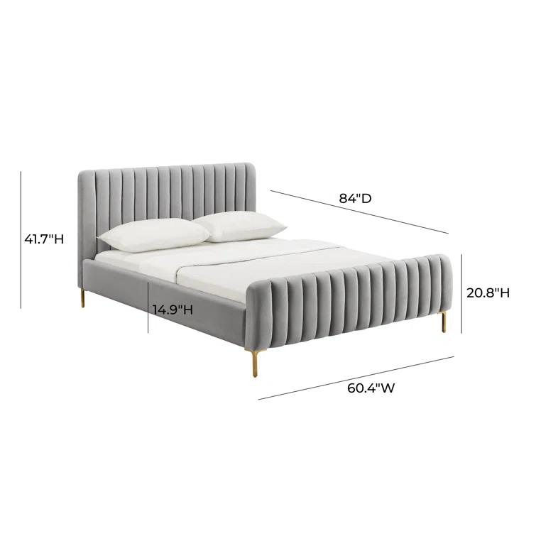 Xzavier Upholstered Platform Bed