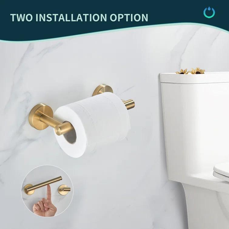 Celestine Two Post Wall Mount Toilet Paper Holder