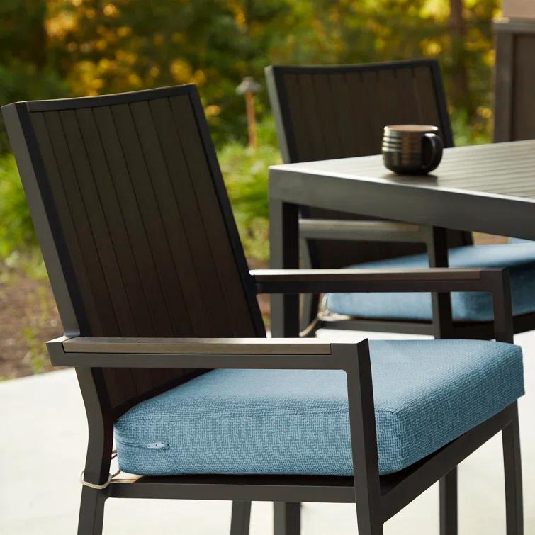 Weekend Patio Dining Seat Cushions, 17 x 17 x 3 Inch