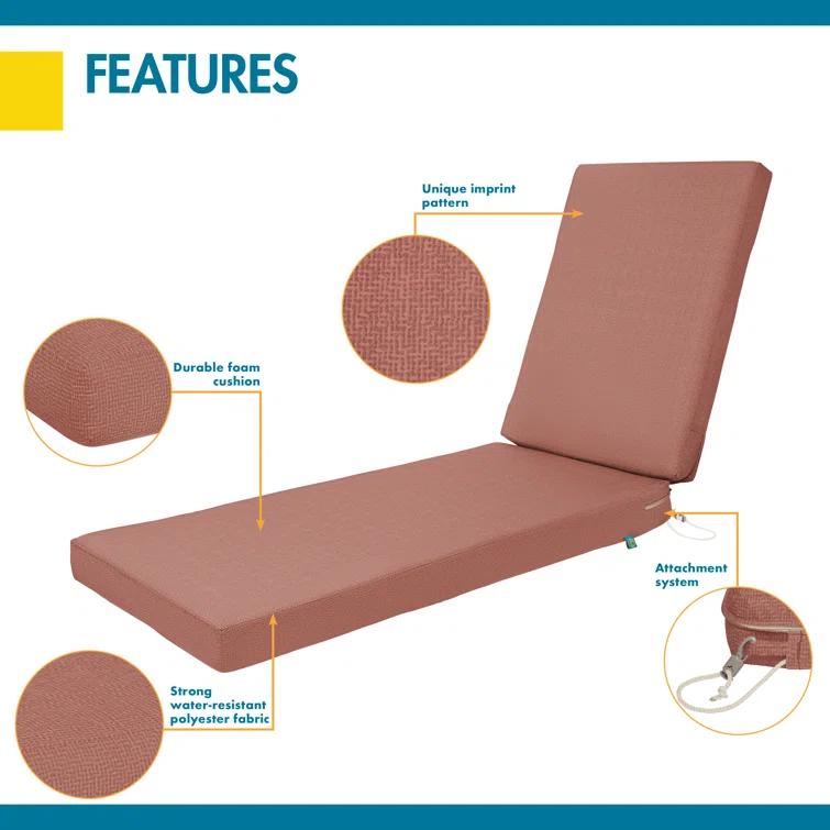 Patio Cushion for Outdoor Chaises