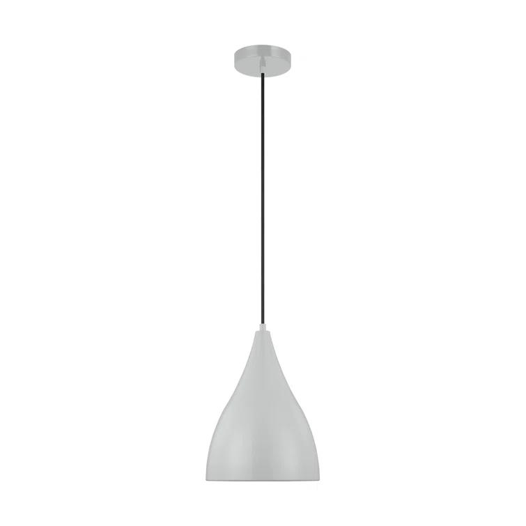 Oden Matte Grey 9" Mini Pendant with Energy Star