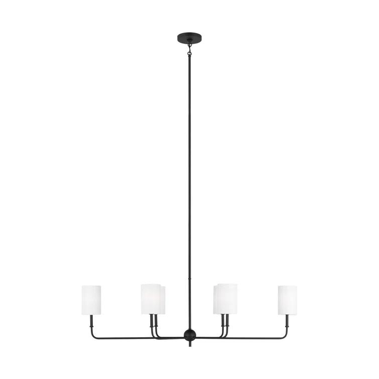 Legrand Linear Chandelier - Black / 44"W
