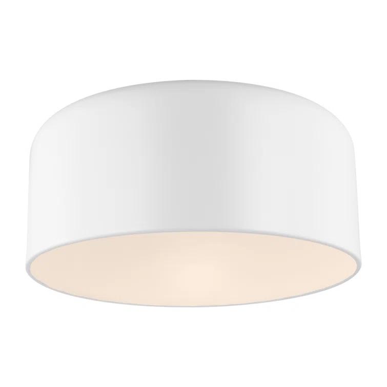 Olaf Flush Mount Light - White / 15.75"Dia
