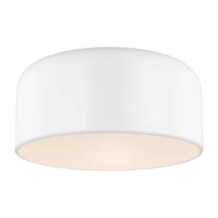 Olaf Flush Mount Light - White / 13.75"Dia