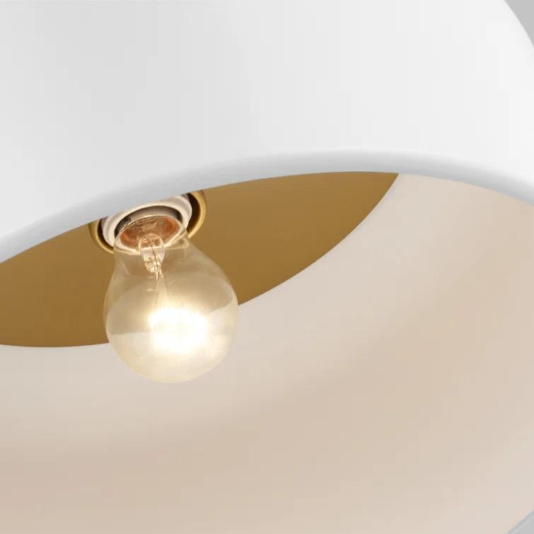Olaf Flush Mount Light - White / 13.75"Dia