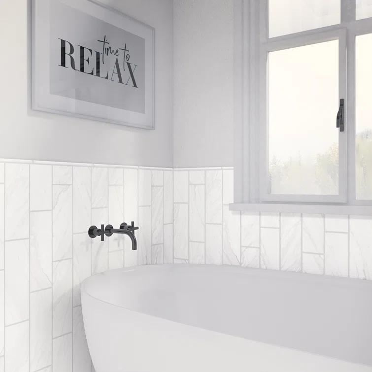 Daltile Perpetuo 1/2" X 12" Glazed Ceramic Wall Jolly in Satin (Sold by the piece)