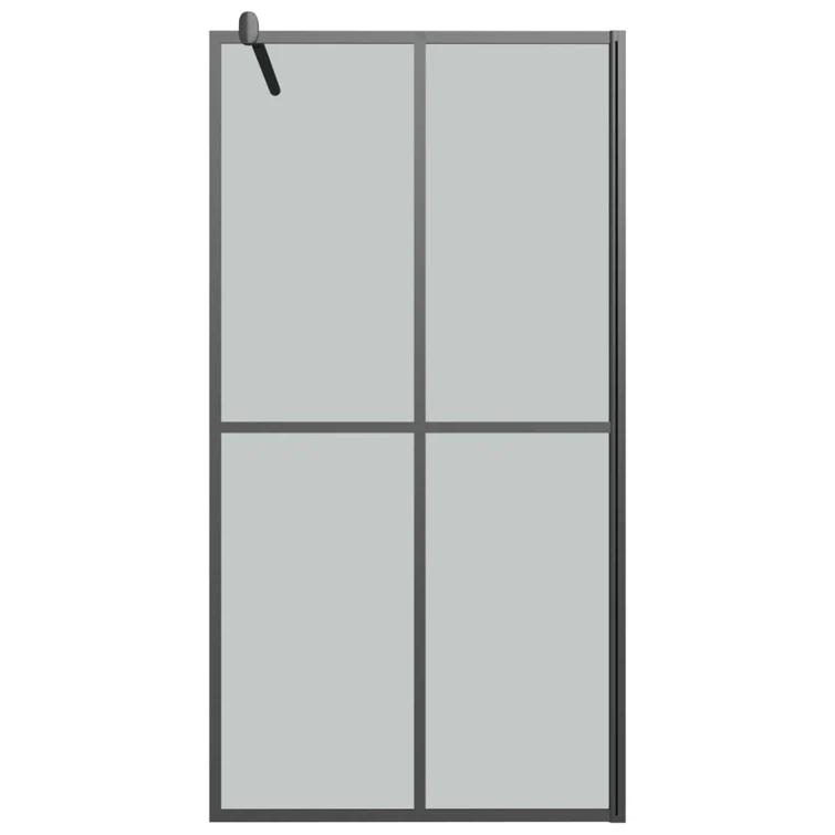 VidaXL Walk-in Shower Screen Door Cover Multi Sizes Transparent/Frosted White