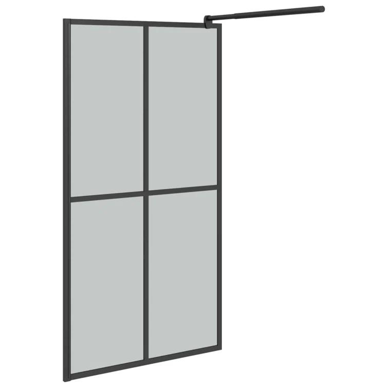 VidaXL Walk-in Shower Screen Door Cover Multi Sizes Transparent/Frosted White