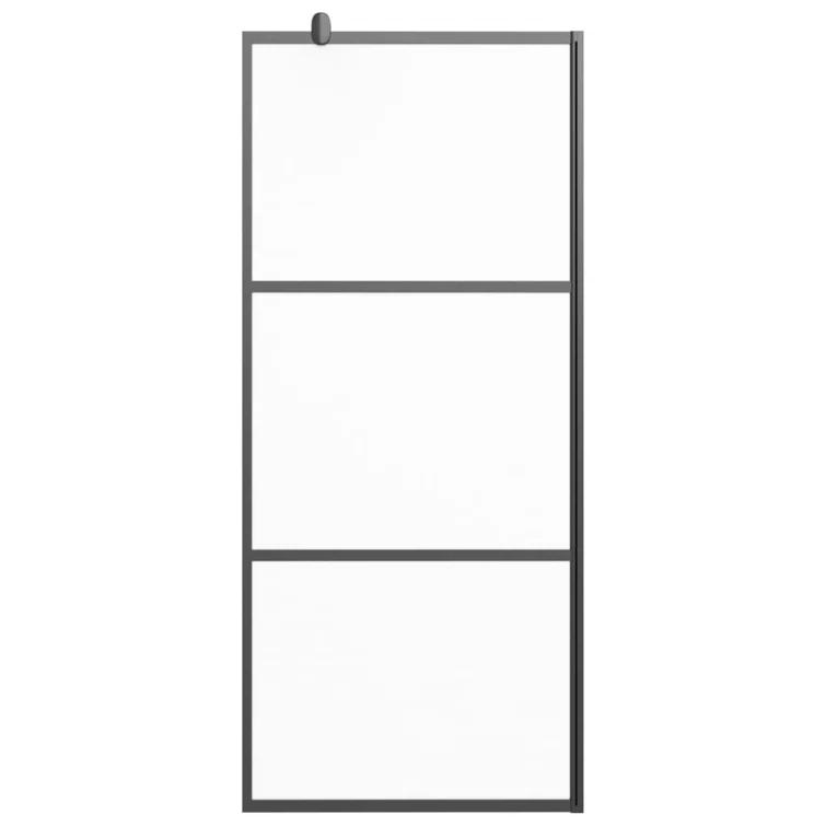VidaXL 151877 VidaXL Walk-in Shower Wall 35.4" x 76.8" Frosted ESG Glass