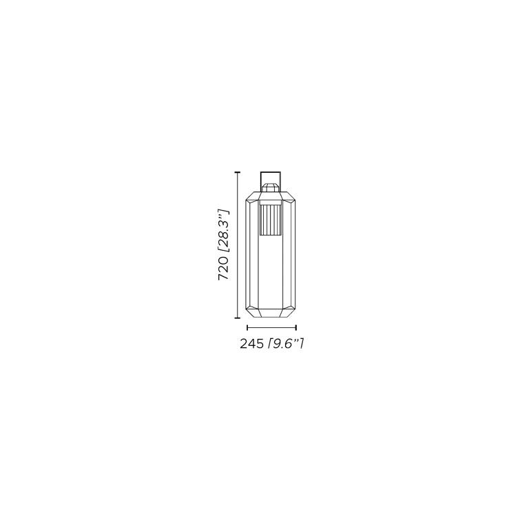 Contardi Lighting Cube Outdoor Lantern Small Battery | Perigold