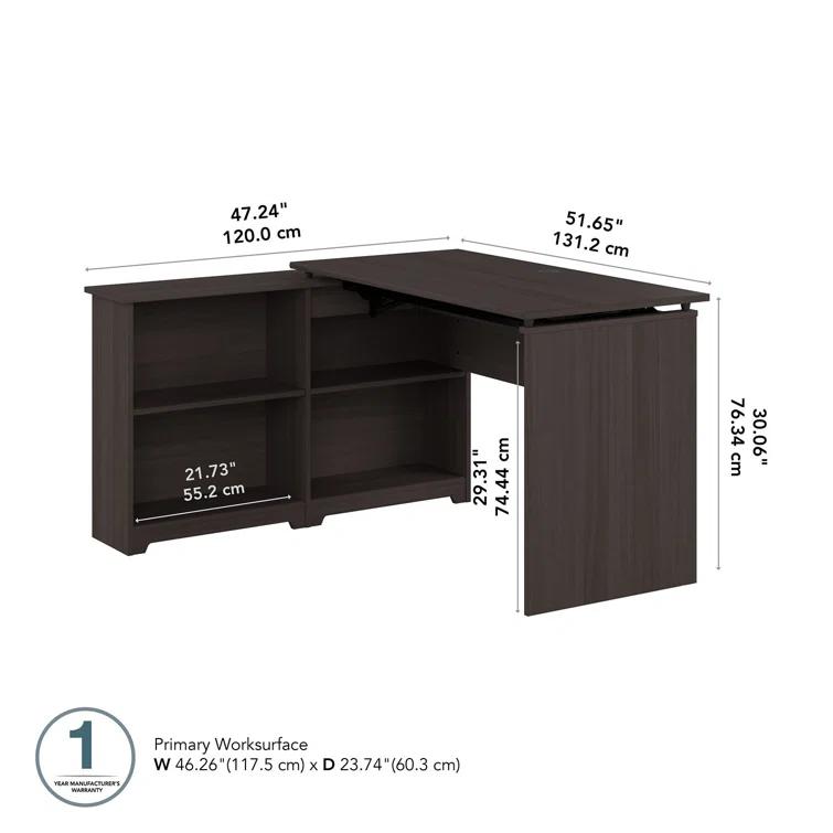 Almita 52'' Adjustable (sit to stand) Corner Desk