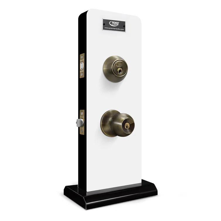 Complete Entry Knob Set with Single Cylinder Deadbolt