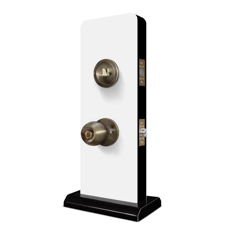 Complete Entry Knob Set with Single Cylinder Deadbolt