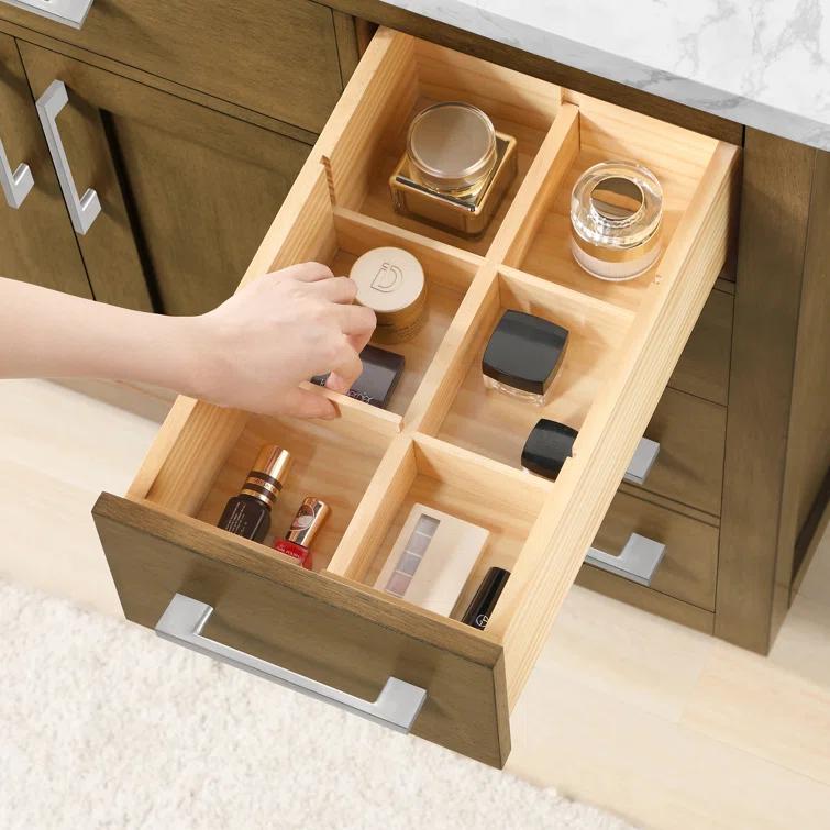 OVE Decors Athea 36 in. W Bath Vanity with Premium Countertop and Power Bar