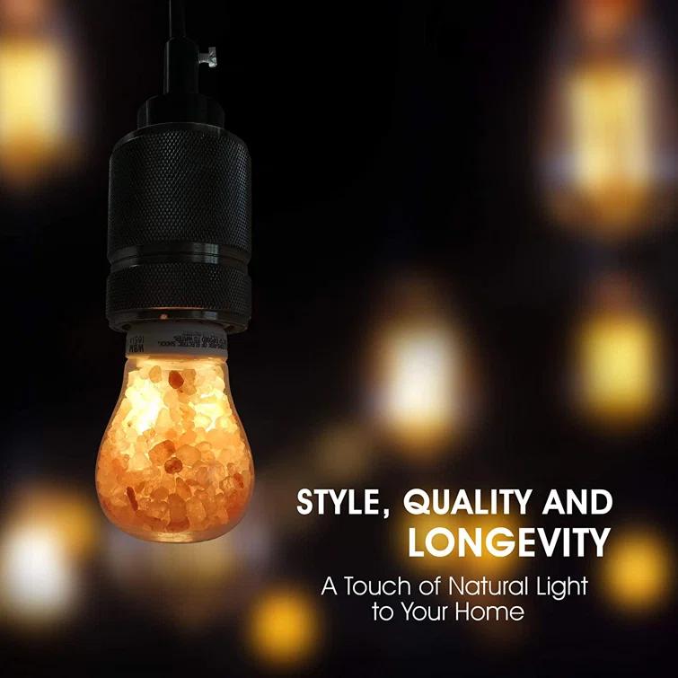 WBM LLC 1651B-4PK-01 Himalayan Glow 40 Watt Equivalent E26/Medium (Standard) Light Bulb (Set of 4)