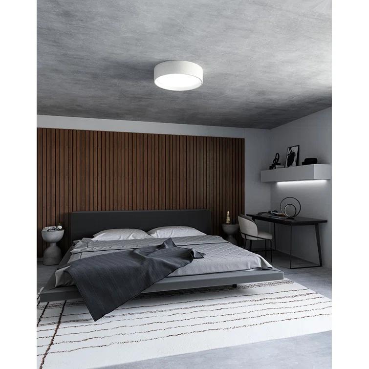 Kuzco Lighting Dalton Fabric LED Flush Mount