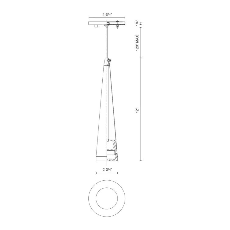 Mina 1 - Light LED Single Pendant