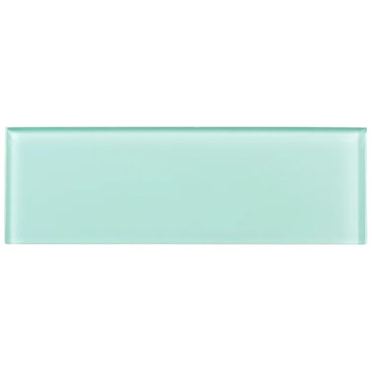 Enchant-Elle 4-in. x 12-in. Subway Polished Glass Wall & Floor Tile