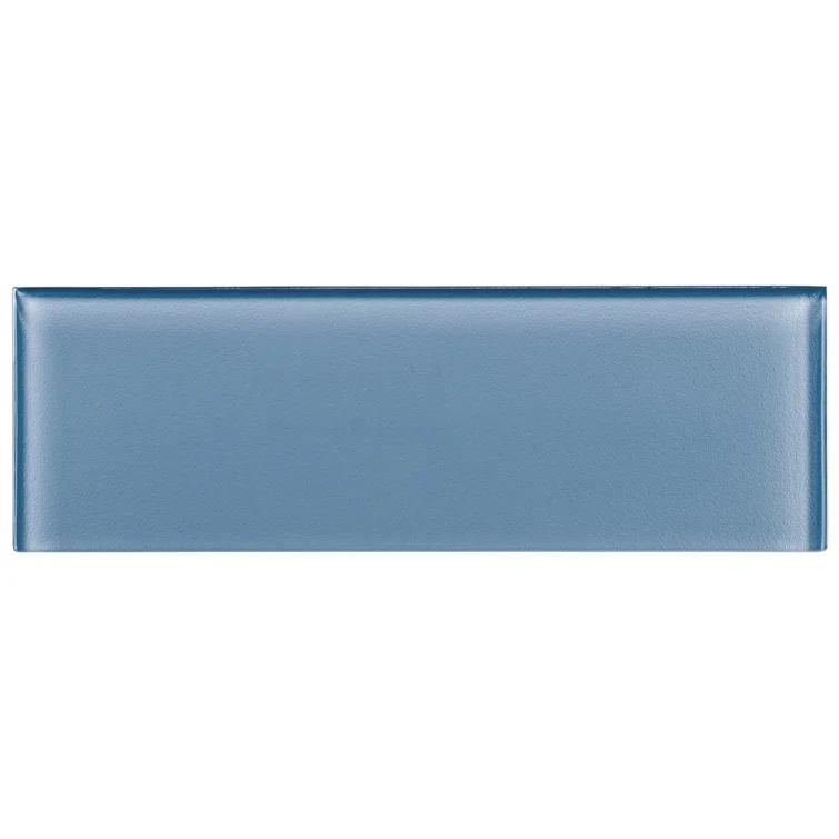 Enchant-Elle 4-in. x 12-in. Subway Polished Glass Wall & Floor Tile