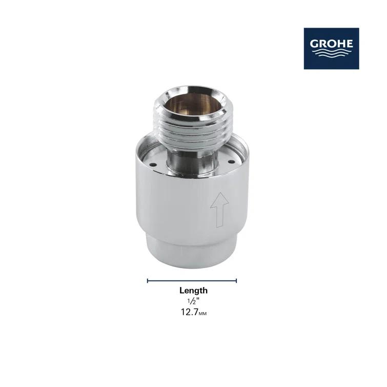 Universal 1/2-Inch Handheld Shower Inline Vacuum Breaker