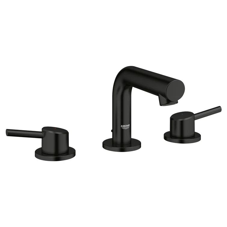 Concetto™ Mid-Arc Widespread Bathroom Faucet with Drain Assembly