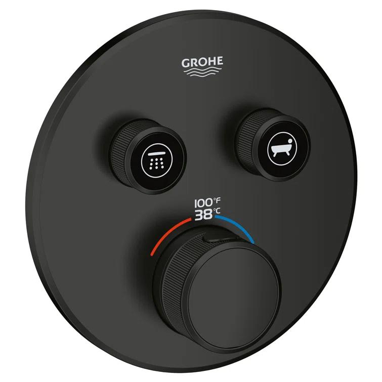 GROHE Grohtherm SmartControl Dual-Function Shower Thermostatic Valve Trim